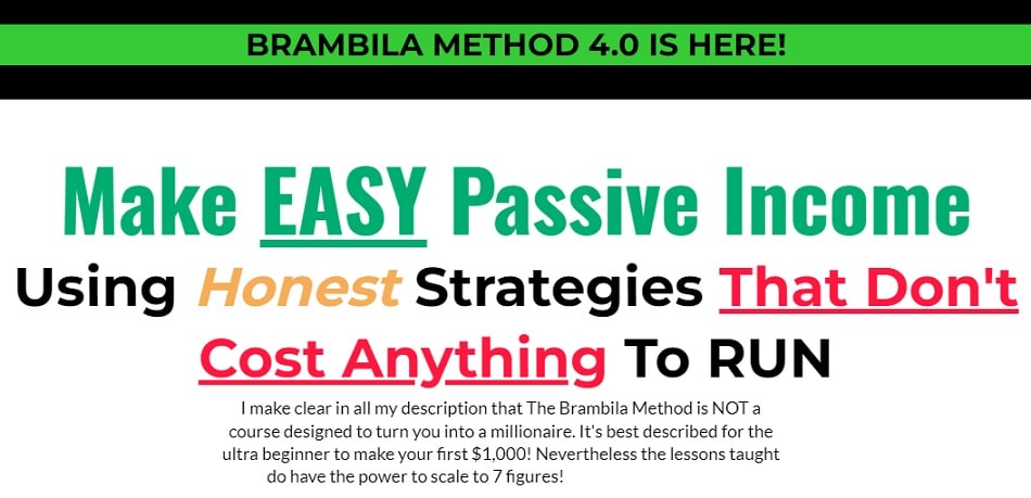 Adrian Brambila’s Brambila Method Review