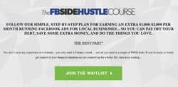 Facebook Side Hustle Course Review